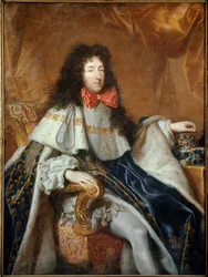Portræt af Philippe Duke of Orleans (1640-1701) dit Monsieur, bror til Ludvig XIV. Maleri af Pierre Mignard (1612-1695)