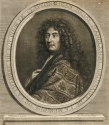 Portræt af komponisten Jean-Henri dAnglebert 1629-1691, 1689