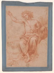 Studie von Apollo oder Johannes dem Täufer