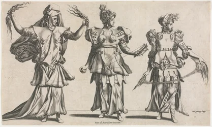 De tre skæbner, kostumedesign, ca. 1534.