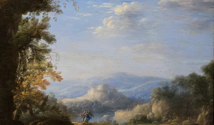 Landskab med Jakobs kamp med englen