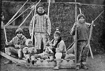 Et eskimoisk kælkeselskab, 1912