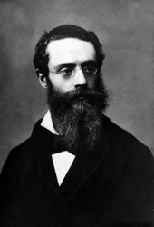 Francis Tattegrain (1852-1915), fransk maler fotograferet af Pierre Petit mellem 1880 og 1890, udtrukket fra samlingen Felix Potin, 500 nutidige berømtheder, Maleri Frankrig