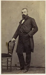 Portræt af komponisten Edmond-medlem 1820-1882.