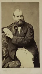 Portræt af komponisten Charles Gounod 1818-1893, ca. 1870.