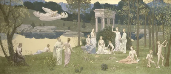 Den hellige lund, kunstens og musernes elskede