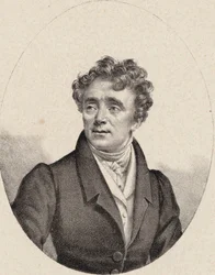 Portræt af operasangeren Louis Antoine Eléonore Ponchard 1787-1866, ca 1835.