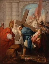 Heraclius bærer korset, ca. 1728