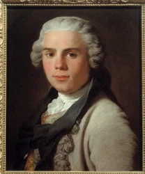 Portræt af maleren Joseph Vernet (1714-1789). Maleri af Pierre Subleyras (1699-1749)
