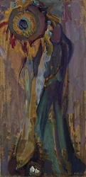Døende solsikke I, 1908.
