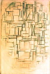 Uden titel oval komposition 1914