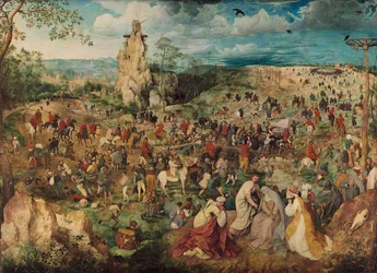Tysk: Kreuztragung Christi Processionen til Golgata
