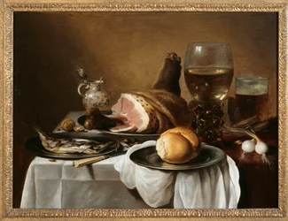 Morgenmadsstykke, ca. 1640 (olie på panel)