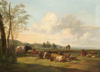 Landskab med kvæg