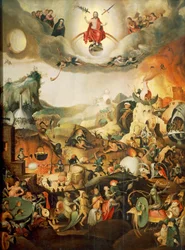Den sidste dom, omkring 1554, af Pieter Huys (omkring 1520-1581)