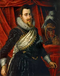 Portræt af Christian IV af Danmark (olie på lærred)