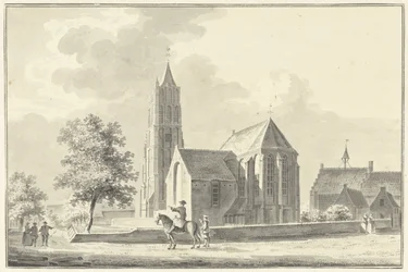 Kirke og rådhus i Heukelom