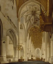 Det indre af St. Bavos kirke, Haarlem