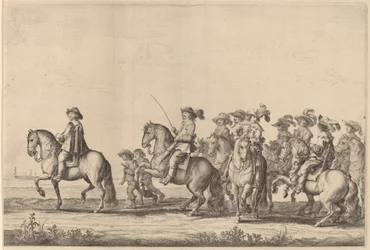 Marie de Medicis indrejse i Amsterdam [plade 2 af 6]