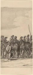 Marie de Medicis indrejse i Amsterdam [plade 5 af 6]