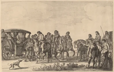 Marie de Medicis indrejse i Amsterdam [plade 6 af 6]
