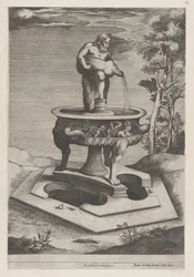 Mirror of Roman Magnificence: A Fountain and Basin, 1581., 1581.