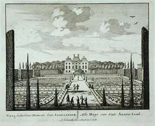 Hus og haver ved Saint Annen-Land, fra 