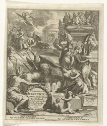 Titelside for European Mercury of 1702 European Mercury, trettende stykke del 1. Indeholder de seks første måneder af året 1702 (titel på objekt)