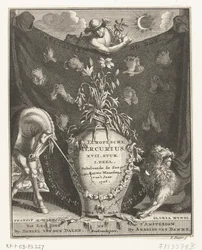 Titelside for det europæiske Merkur for året 1706