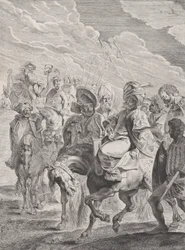 En tyrkisk prins til hest, ca. 1620-25.
