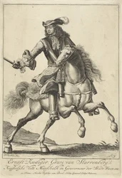 Ridesportræt af Ernst Rüdiger af Starhemberg