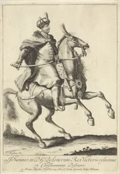 Ridesportræt af kong John III Sobieski af Polen