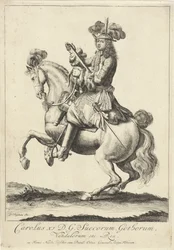 Ridesportræt af kong Karl XI af Sverige