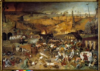 Dødens triumf, ca. 1562 (olie på panel)