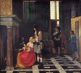 Kortspillerne, ca. 1663-65