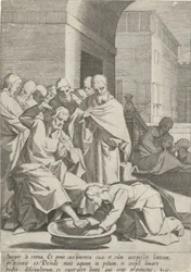 Voetwassing Passie van Christus (serietitel) Passion and Resurrection (serietitel)