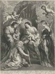 Kristusbarn kroner H. Catharina