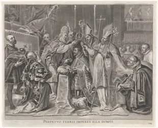 Karl V kronet til kejser af paven Kardinal-Spædbarnets glædelige indtræden i Gent, 1635 (serietitel)
