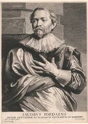 Jacobus Jordaens, Maler af Antwerpen, af Menneskefigurer, i Majors