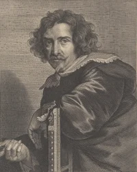 Portræt af Pieter de Jode den Yngre, 1606-74.
