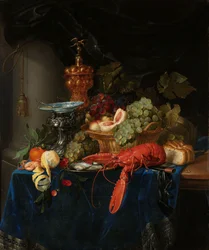 Stilleben med gyldent bæger, ca. 1655 (olie på lærred)
