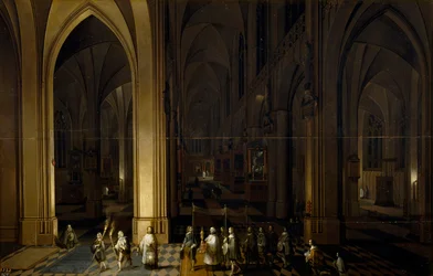 Interiør af en kirke