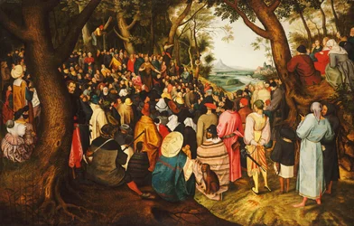Johannes Døberen prædiker i ørkenen, ca. 1633-50
