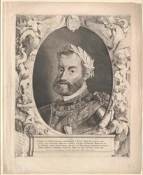 Den hellige romerske kejser Karl V (print)