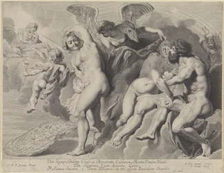 Ixion bedraget af Juno og Jupiter