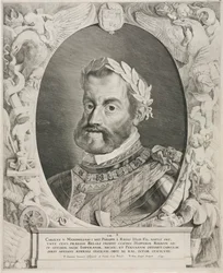 Portræt af kejser Karl V, 1644.