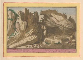 San Adrians bjerge i Biscayen Klippig-bjergene i S. Hadrian, den Kluysebaar, i Biscayen; gennem en smal passage, der bringer de rejsende til Kastilie (titel på objektet) Theatrum Hispaniae (...) (serietitel)