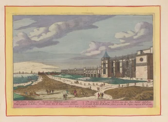 Udsigt over Jerome-klosteret i Belém Den smukke kirke Bellem, på Tajo, uden for Lissabon (titel på objektet) Theatrum Hispaniae (...) (serietitel)