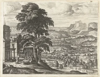 Abraham fodrer de tre engle Landskaber med historien om Abraham (serietitel)