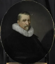 Portræt af Cornelis Jansz Hartigsvelt, direktør for Rotterdam Chamber of the Dutch East India Company, valgt 1639